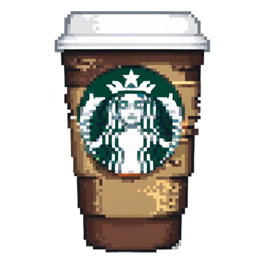 Starbucks coffee cup sticker