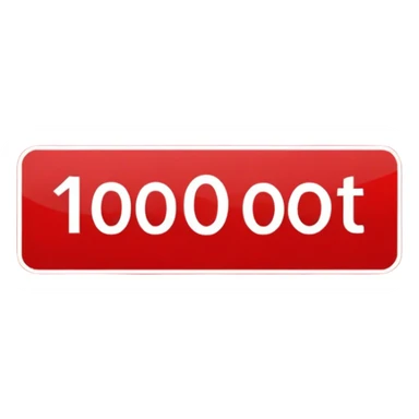 write 10,000 ft. in white writing on a red sign sticker
