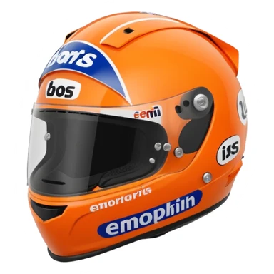 racing helmet lando norris sticker