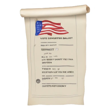 Vote & Support BALLOT NO.24 sticker