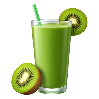 green kiwi smoothie sticker