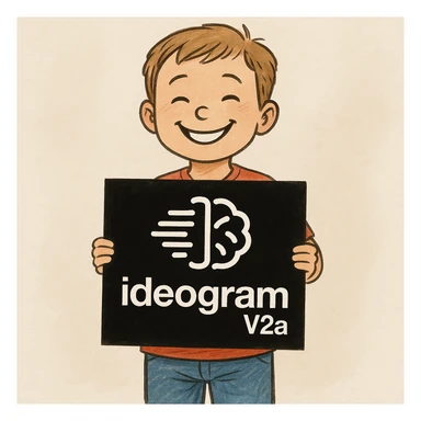 make drawing of a child holding a poster of this image sticker