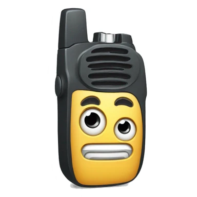 cartoon Walkie talkie sticker