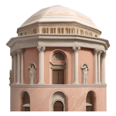 battistero e duomo di parma sticker