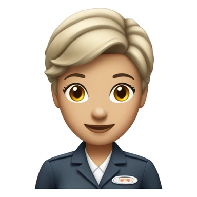 Lesbian flight attendant sticker