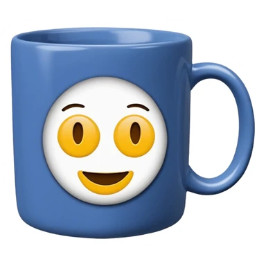 Emoji de taza blanca de la serie ‘friends’ sticker