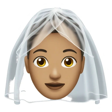 Wedding veil sticker