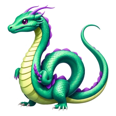 Seviper-Dragonair-hybrid, full body, 4 legs sticker