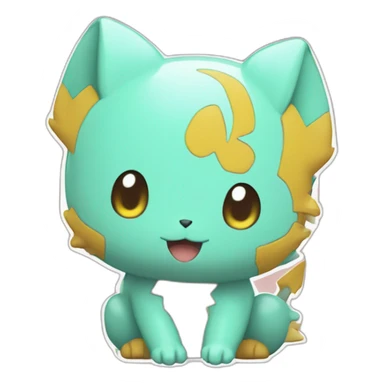 Global Trade Station Pokemon Badge  sticker