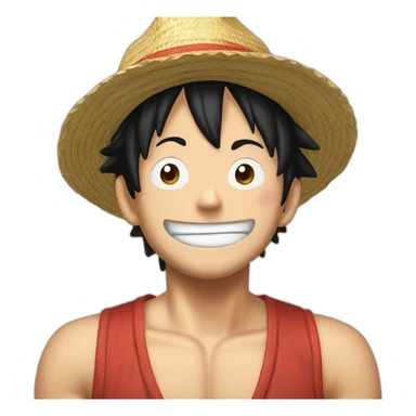 luffy qui est choquer  sticker