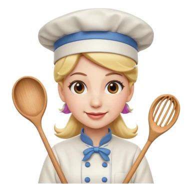 Chef princess peach sticker