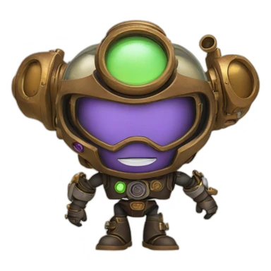 Steampunk buzz lightyear sticker