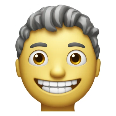 "laughing 3d man with LOL word" sticker