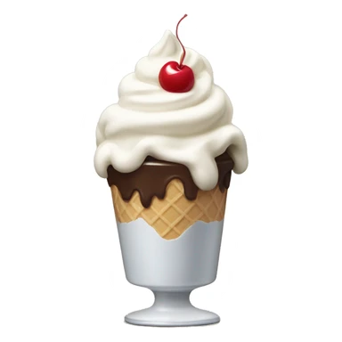 ice cream sundae sticker