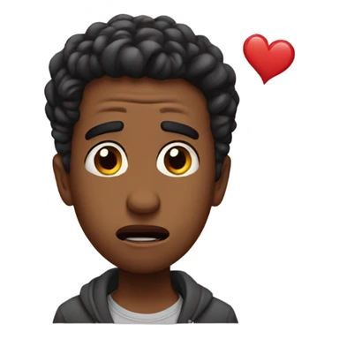 Confused love sticker