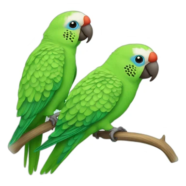 parakeets sticker