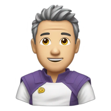 Gojo with lean sticker