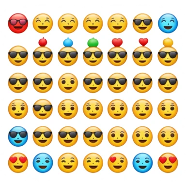 Random emoji sticker