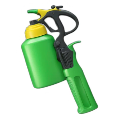 hands sprayer for garden sticker