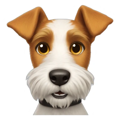 Fox-terrier-igual-perro-bolt-disney sticker