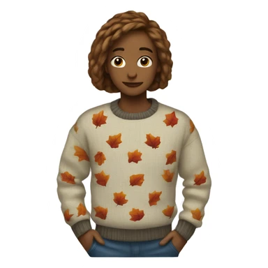 Fall sweater  sticker