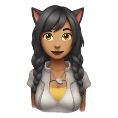 Catgirl sticker