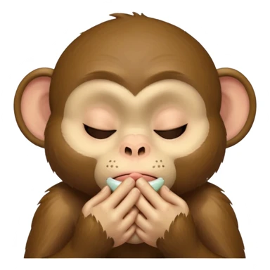speak no evil monkey sticker