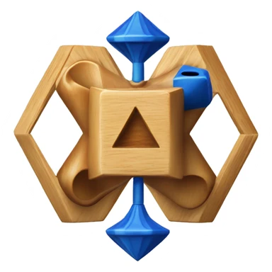 Jewish dreidel a four-sided spinning top, played during the Jewish holiday of Hanukkah sticker