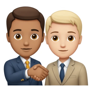 business handshake sticker