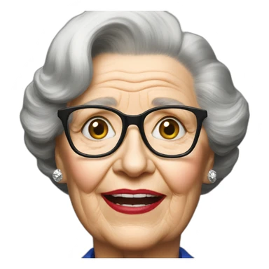 black Margaret thatcher sticker