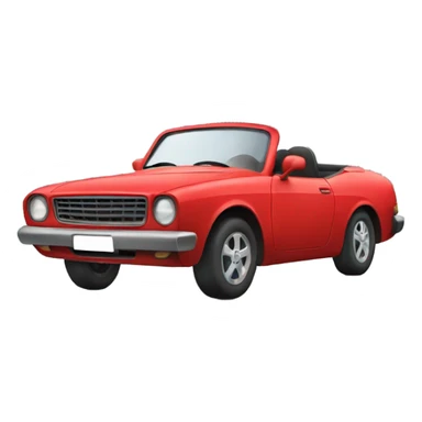 Girl driving red car  sticker