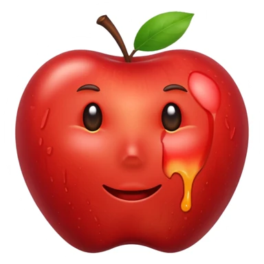 apple emojji corruption sticker