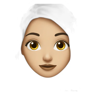 Half Arab half white girl sticker