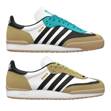 Adidas samba sneakers sticker