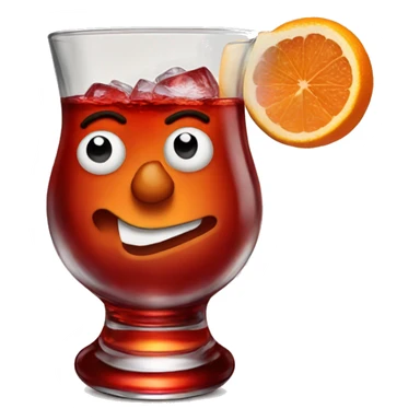 Negroni with a twist sticker