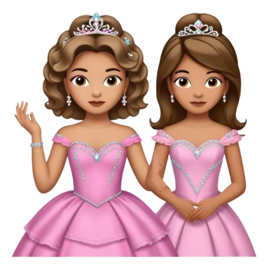 Quinceañera makeover of the boy to girl and before after picture about the boy getting a new look for his Quinceañera makeover  sticker