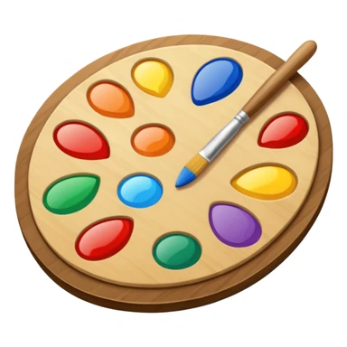 artist's palette sticker