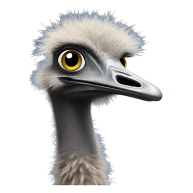 Big foreheaded emu that smells bad sticker