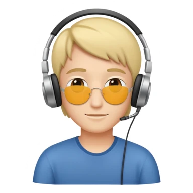 Echando música relajado sticker