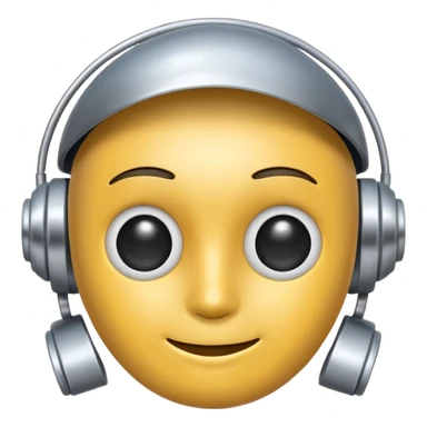 Generate a emoji of AI learning something sticker