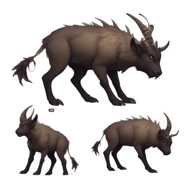 Modern Realistic Rare Fantasy Horned Vernid-Trico-species by LiLaiRa full body sticker