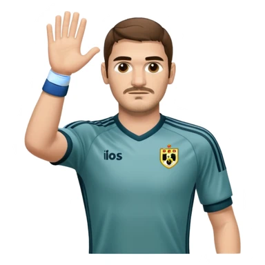 Casillas football player sticker