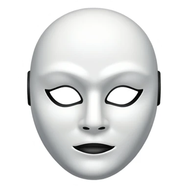 a full view of Mask sticker