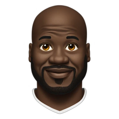 Photorealistic Shaq sticker