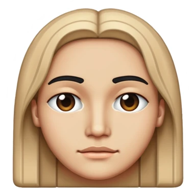 Face pixel 8bits sticker