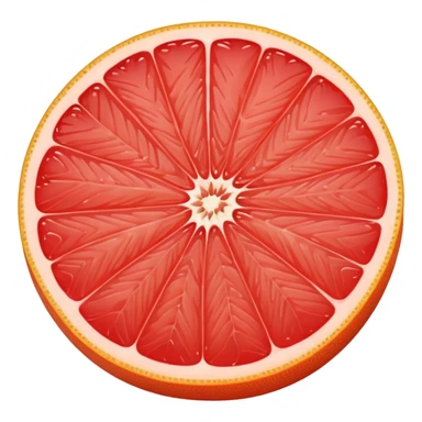 red grapefruit sticker