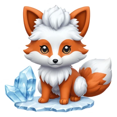 "Alolan Vulpix" Pokémon sticker