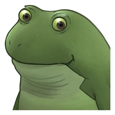 bufo adjusts clock to 4 o clock sticker