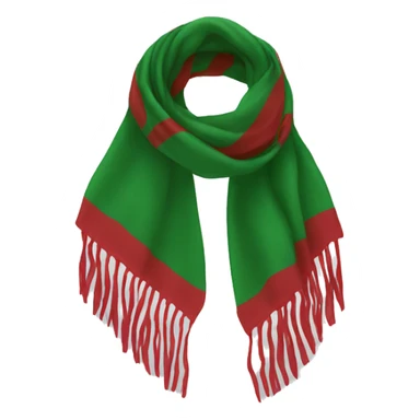 Red and green Scout scarf sticker
