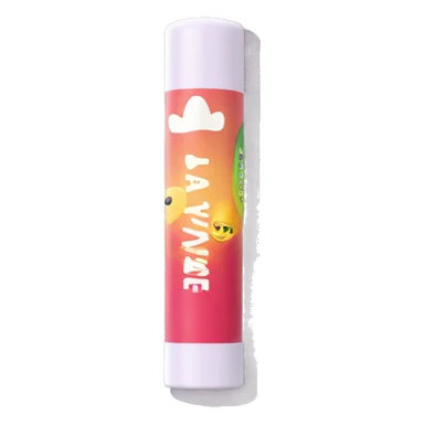 lip balm with label sticker